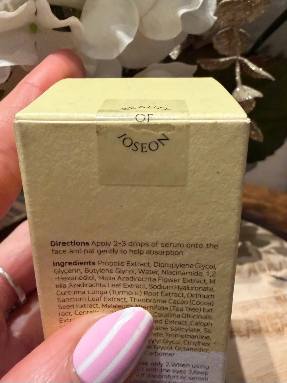 Beauty of Joseon Glow Serum Propolis Niacinamide- 30 ml -NEW SEALED